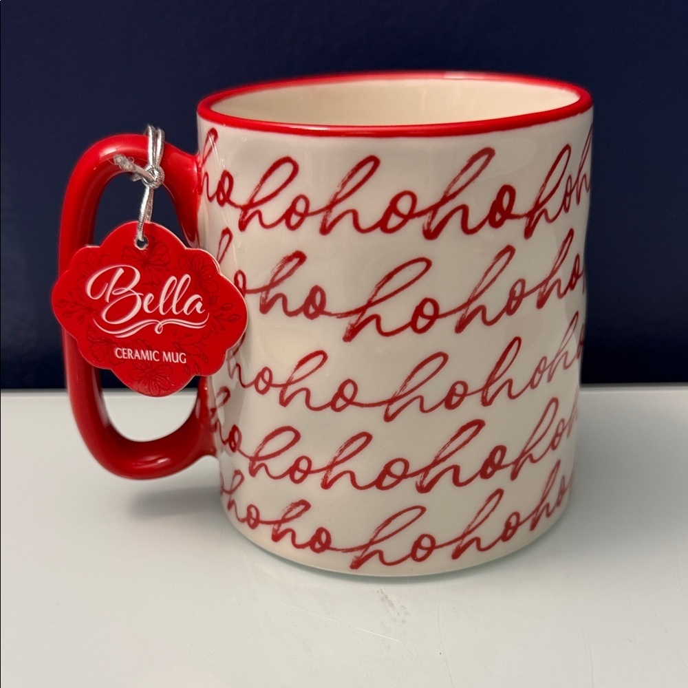 NWT Bella Christmas HoHoHo Mug